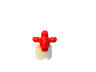 Crab, The Little Mermaid with White Eyes, Large Black Pupils and Eyebrows Pattern (Sebastian), bb0624pb02 Minifigure LEGO®   