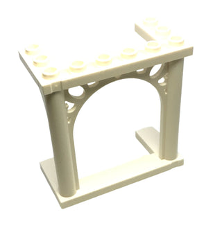 Arch 3x6x5 Ornamented, Part# 30613 Part LEGO® White  