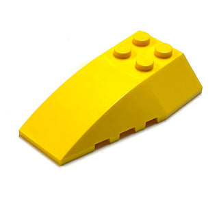 Wedge 6x4 Triple Curved, Part# 43712 Part LEGO® Yellow  