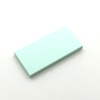 Tile 2x4, Part# 87079 Part LEGO® Light Aqua  