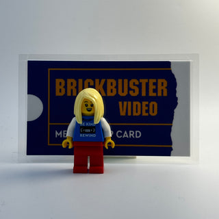 SDCC Exclusive 'Be Kind Rewind' Brickbusters Minifigure, Girl With Blonde Hair  LEGO®   