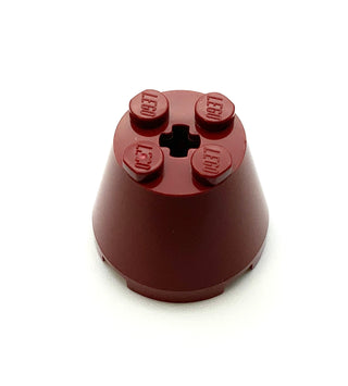 Cone 3x3x2, Part# 6233 Part LEGO® Dark Red  