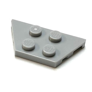 Wedge, Plate 2 x 4, Part# 51739 Part LEGO® Light Bluish Gray  