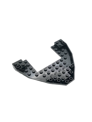 Boat, Bow Brick 10x12x1 Open, Part# 47404 Part LEGO® Black