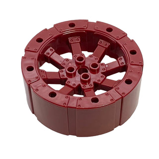 Wheel Wagon Viking with 12 Holes (55mm D.), Part# 55817 Part LEGO® Dark Red