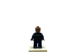 SHIELD Agent - Female, Tactical Vest, Black Goggles, Medium Brown Head, sh0917 Minifigure LEGO®   