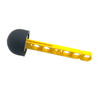 Projectile Arrow, Liftarm Shaft with Solid Black Rubber End, Part# 32133ac01 Part LEGO® Yellow