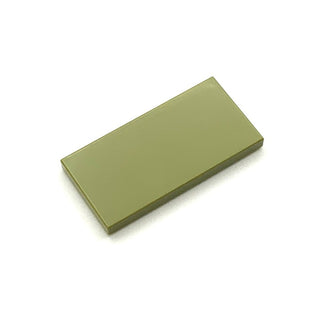 Tile 2x4, Part# 87079 Part LEGO® Olive Green  