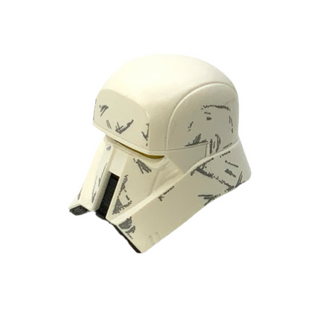 Large Figure Head Modified SW Range Trooper Helmet Pattern, Part# 35887pb01c01 Part LEGO® Very Good  