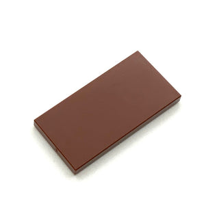 Tile 2x4, Part# 87079 Part LEGO® Reddish Brown  