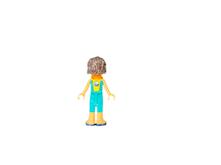 Marco - Dark Turquoise and Yellow Sleeveless Wetsuit, Orange Life Jacket, Dark Blue Sandals, frnd650 Minifigure LEGO®   