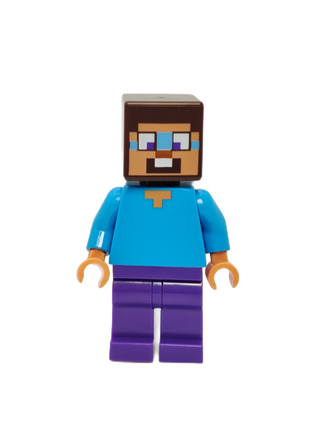 Steve - Dark Azure Around Eyes, min160 Minifigure LEGO®   