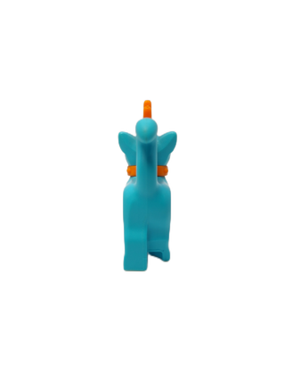 Cat Standing with Molded Orange Mohawk, 39742pb02 Minifigure LEGO®   