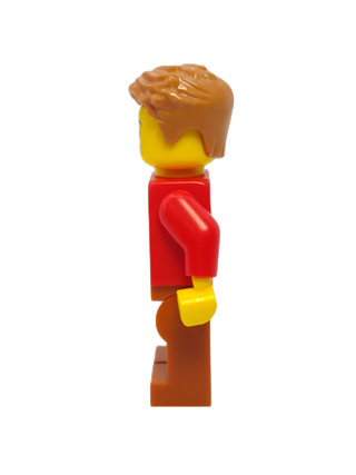 Male with Red shirt + Tan Tie, twn386 Minifigure LEGO®   