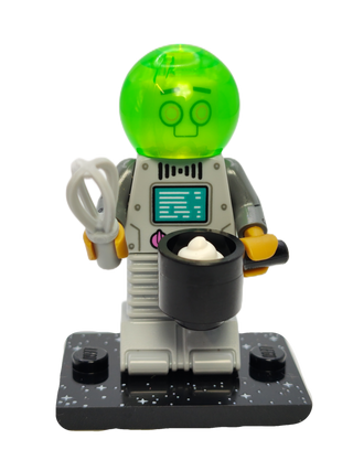 Robot Butler, col26-9 Minifigure LEGO® Complete with stand and accessories  