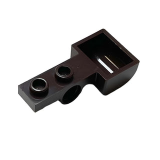 Plate Modified 1x2 with Pin Hole and Bucket (Catapult), Part# 88289 Part LEGO® Dark Brown  