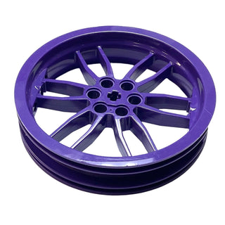 Wheel 75mm D. x 17mm Motorcycle, Part# 88517 Part LEGO® Dark Purple  