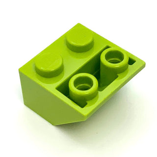 Slope Inverted 45 2x2 with Flat Bottom Pin, Part# 3660 Part LEGO® Lime  