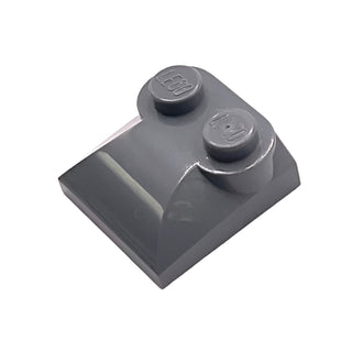 Slope, Curved 2 x 2 x 2/3 with 2 Studs and Curved Sides, Part# 47457 Part LEGO® Dark Bluish Gray