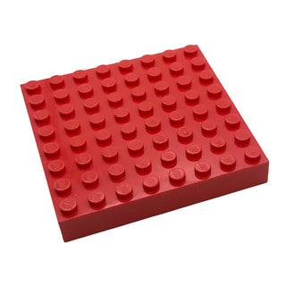 Brick 8x8, Part# 4201 Part LEGO® Decent - Red