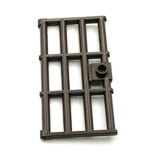 Door 1x4x6 Barred with Stud Handle, Part# 60621 Part LEGO® Dark Brown  