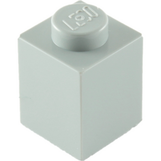 Brick 1x1, Part# 3005 Part LEGO® Light Bluish Gray  