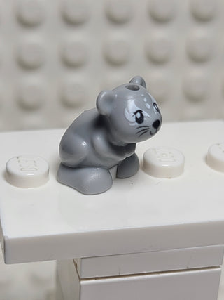 Light Blue Grey w/ White Face Pattern Hamster/Mouse LEGO® Animals LEGO®   