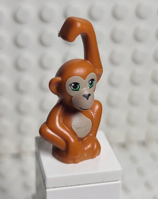 Monkey/Orangutan Dark Orange Sitting w/ Raised Arm LEGO® Animals LEGO®   