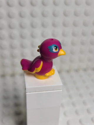 Bird, Magenta Body w/ Dark Turquoise Eye Pattern (Pepper) LEGO® Animals LEGO®   