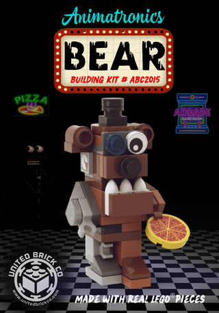 Animatronics Bear Building Kit #ABC2015 ABC Building Kit United Brick Co®   