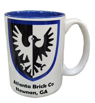 Ceramic Mug  United Brick Co® Blue Falcon Shield  