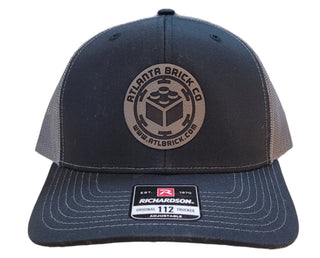 Atlanta Brick Co Hat - Black Hat with Gray Patch Hat United Brick Co®