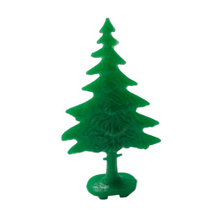 Plant, Tree Flat Pine Plain with Feet, Part# FTPinePF Part LEGO® Green Very Good 