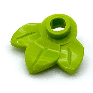 Plant Plate w/ 3 Leaves, Part# 32607 Part LEGO® Lime 1 Part 