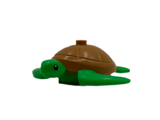 Sea Turtle with Black Eyes and Medium Nougat Shell Pattern, bb1320pb01 Minifigure LEGO®