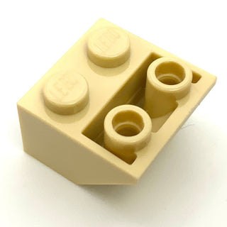 Slope Inverted 45 2x2 with Flat Bottom Pin, Part# 3660 Part LEGO® Tan  