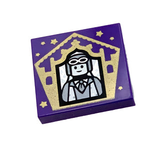 Tile 2x2 with Chocolate Frog Card Jocunda Sykes Pattern, Part# 3068bpb1741 Part LEGO®   