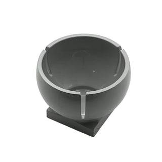 Cylinder Hemisphere 3x3 Ball Turret Socket with 2x2 Base, Part# 44358 Part LEGO® Light Gray