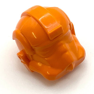 Minifigure Headgear Tie Fighter Pilot Helmet Plain (Type 2), Part# 87556 Part LEGO® Prototype Orange  