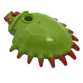 Plant Venus Flytrap with Marbled Red Spikes Pattern, Part# 29112pb01 Part LEGO® Half  