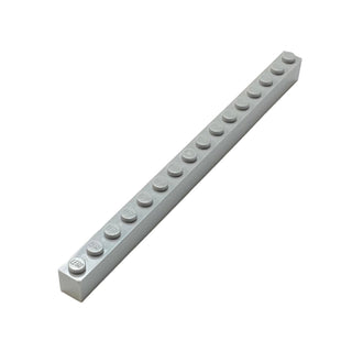 Brick 1x16, Part# 2465 Part LEGO® Light Bluish Gray  