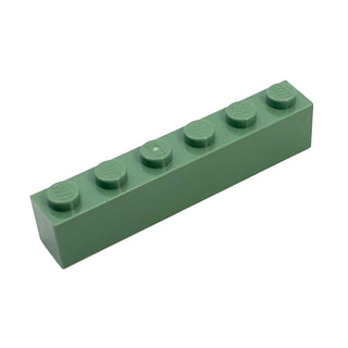 Brick 1x6, Part# 3009 Part LEGO® Sand Green 1 Part