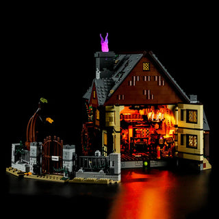 Light Kit For LEGO® Disney Hocus Pocus: The Sanderson Sisters' Cottage, 21341 Light up kit Lightailing   