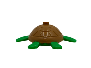 Sea Turtle with Black Eyes and Medium Nougat Shell Pattern, bb1320pb01 Minifigure LEGO®