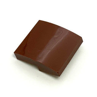 Slope Curved 2x2x2/3, Part# 15068 Part LEGO® Reddish Brown  