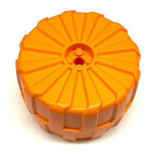 Wheel Hard Plastic Giant (71mm D. x 47mm), Part# 2573 Part LEGO® Very Good - Orange  