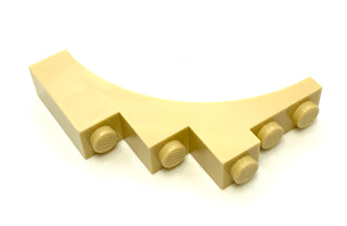 Arch 1x5x4 (Continuous Bow), Part# 2339/14395 Part LEGO® Tan  