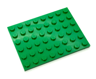 Plate 6x8, Part# 3036 Part LEGO® Green 1 Part 