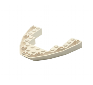 Boat, Bow Brick 8 x 10 x 1, Part# 2622 Part LEGO® White  