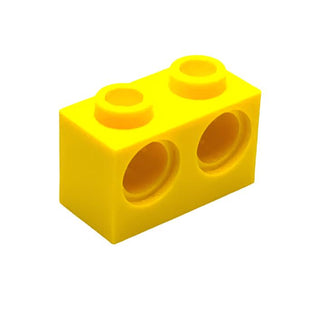 Technic, Brick 1x2 with Holes, Part# 32000 Part LEGO® Yellow  